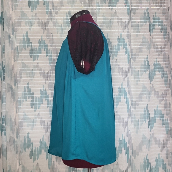 Torrid - Lace Sleeve Blouse - Picture 2 of 6